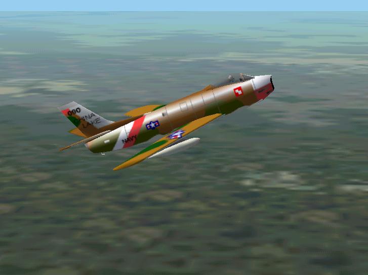 This Beutiful Qf-86H Depics A Us Navy Drone Use With The Naval Weapons Center In China Lak — 1