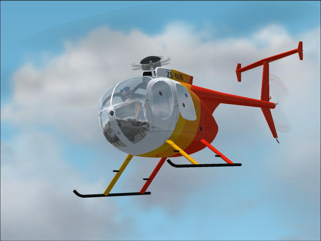 Fs2002 Hughes 500D One Of The Worlds Most Popular Light Turbine Helicopters — 1