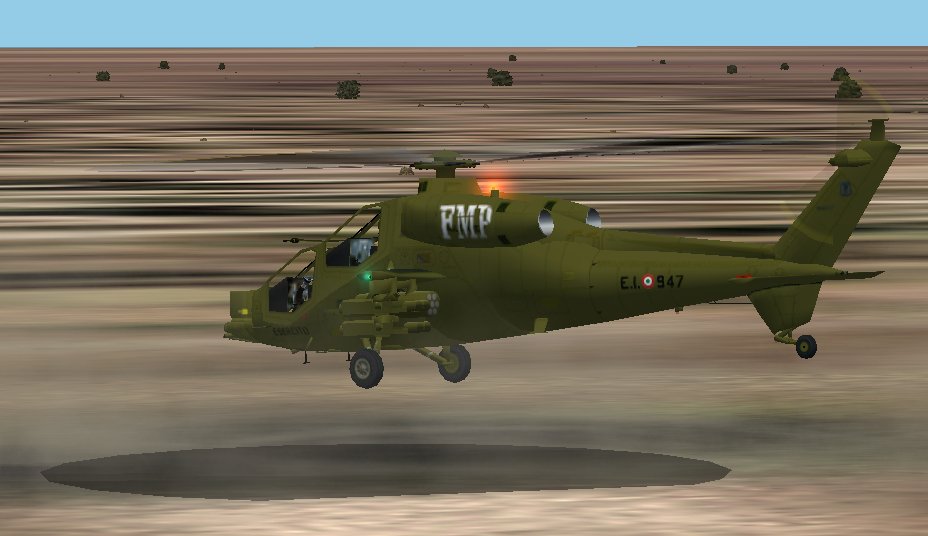 Fs2002 Std/Pro A129 Mangusta Cavalleria Dellaria, 7° Reggimento Vega — 1