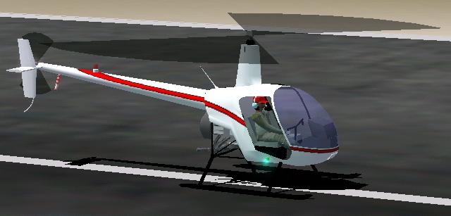 Fs2002 Robinson R22 Beta Ii Helicopter A Two Seater Helicopter Mainly Used For Initial Tra — 1