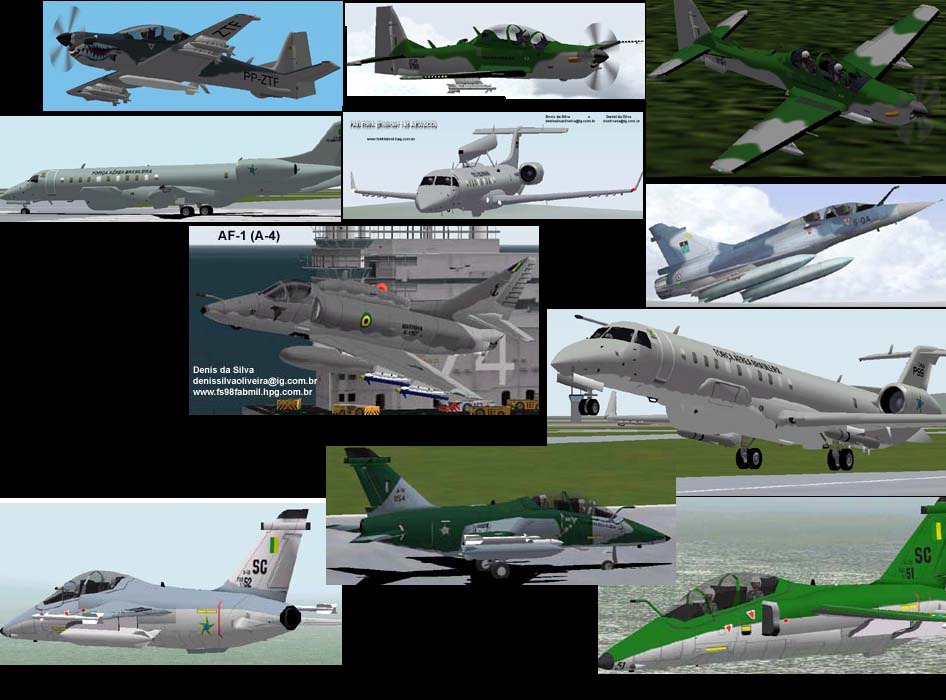 Fs2000 Fs2002 Military Emb-312 Fab At-27 - 2ºelo Basc T-27 Tucano Is A Trainer Turboprop T — 1