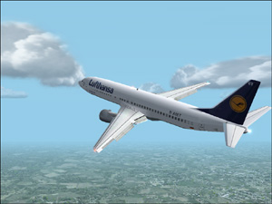 Fs2002 Lufthansa Boeing 737-300 D-Abet Gelsenkirchen Textures Repaint Of Msfs Default Boei — 1