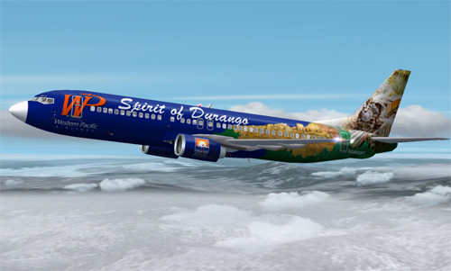 Fs2000 Dreamfleet Pacific Western Airlines 737-400 Text-O-Matic Template In Spirit Of Dura