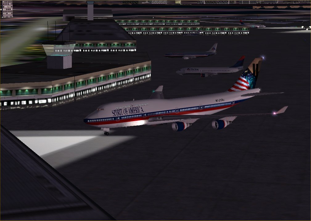 Fs2002 Spirit Of America Boeing 747 Textures Repaint Of The Fs2002 Msfs Default 747 In Pat — 1