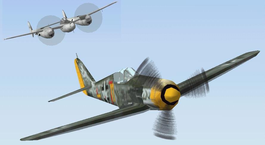 Fs2002 - Focke-Wulf 190A In Traditional Camouflage This Is Repainted Textures Of My Previo — 1