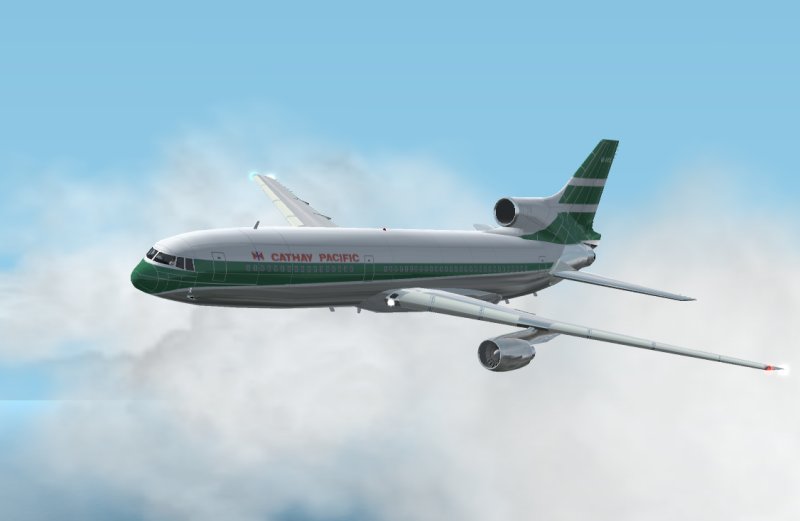 Fs2002 Cathay Pacific Lockheed L-1011 Tristar V1.1 Cathay Pacific Tristar In Old Colour Sc — 1