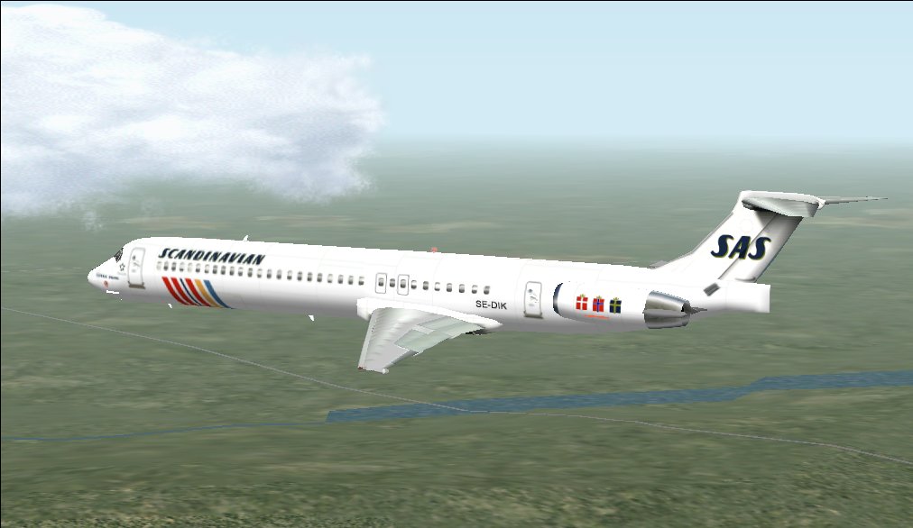Fs2002 Mcdonnell Douglas Md-82 Sas Old Colors Original Model And Textures By Juan Carlos I — 1