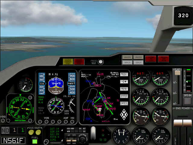Fs2002 Dassault Falcon 100 An Flight Simulator Design Studio (Fsds) Aircraft With Moving P