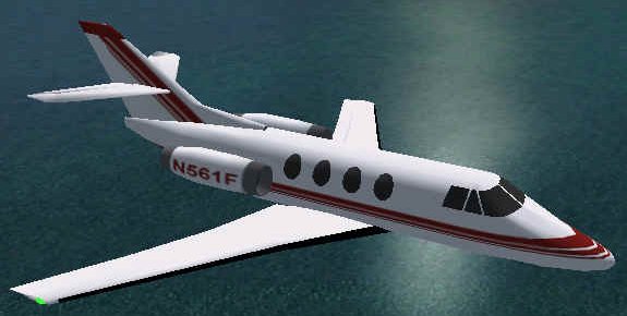 Fs2002 Dassault Falcon 100 An Flight Simulator Design Studio (Fsds) Aircraft With Moving P
