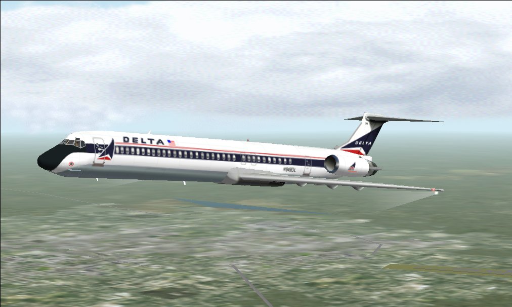 Fs2002 Mcdonnell Douglas Md-88 Delta Old Colors Original Model And Textures By Juan Carlos — 1