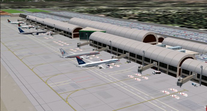 Fs2002 Scenery Santa Ana Orange County John Wayne Airport (Fs2002 Update) Detailed Scenery — 1