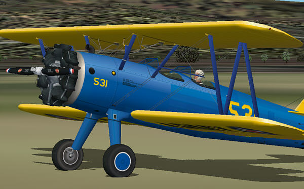 Fs2002 Stearman Kaydet Bundle This Is Completely New, Highly Detailed Model For Fs20002 — 1