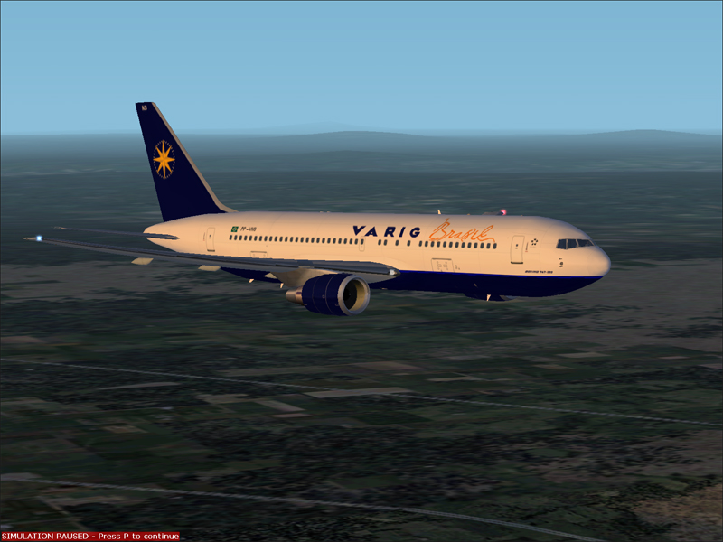 Fs2002 Project Opensky B767-200Er Varig Airlines Fs2K2 Gmax Model,Fully Animated,Dynamic F