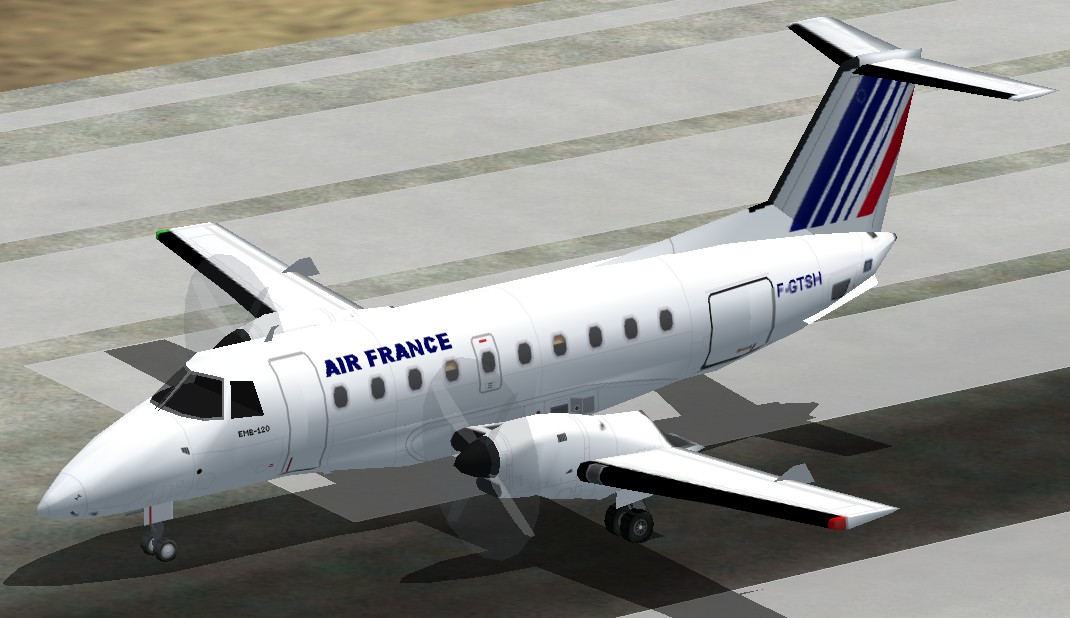 Fs2002 Air France Embraer Emb-120 By Alexandre Cadel Original Aircraft By Rafael Hidd Air — 1