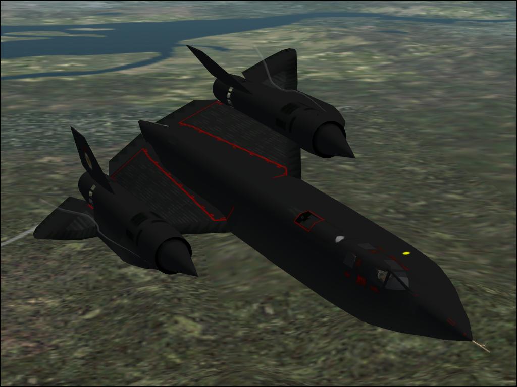 Fs2002 Lockheed Sr-71A Blackbird Teb Ignition Upon Engine Start Full Animation Of Rudders, — 1