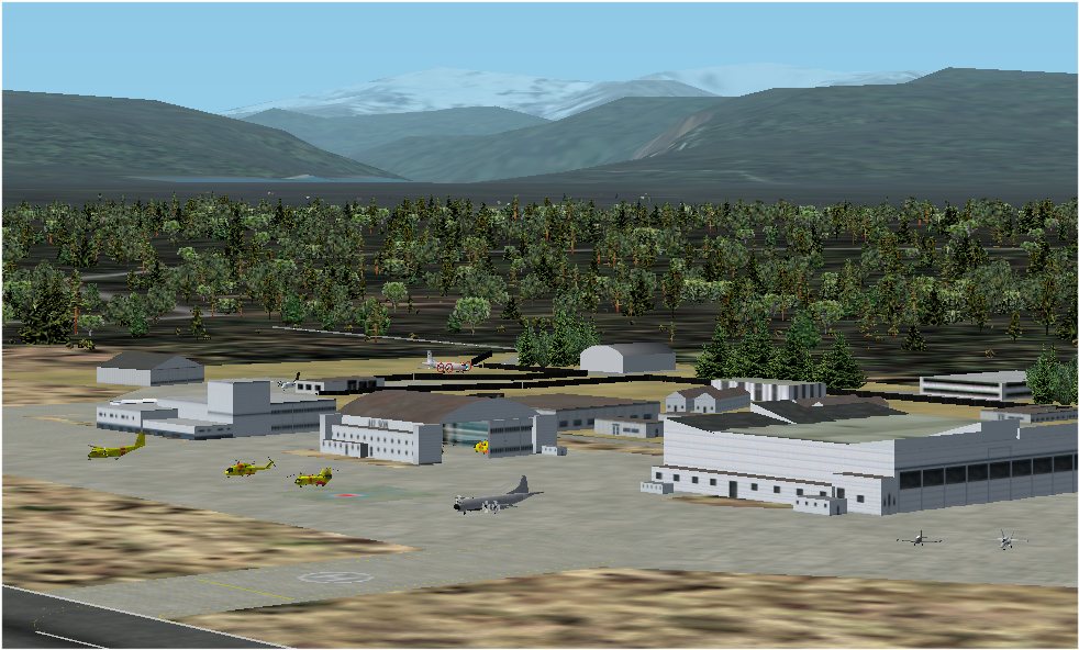 Fs2002 Scenery Cfb Comox Is Located On The West Coast Of Canada In The Beautiful Comox Val — 1