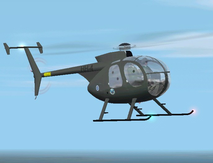 Fs2002 Hughes 500D One Of The Worlds Most Popular Light Turbine Helicopters — 1