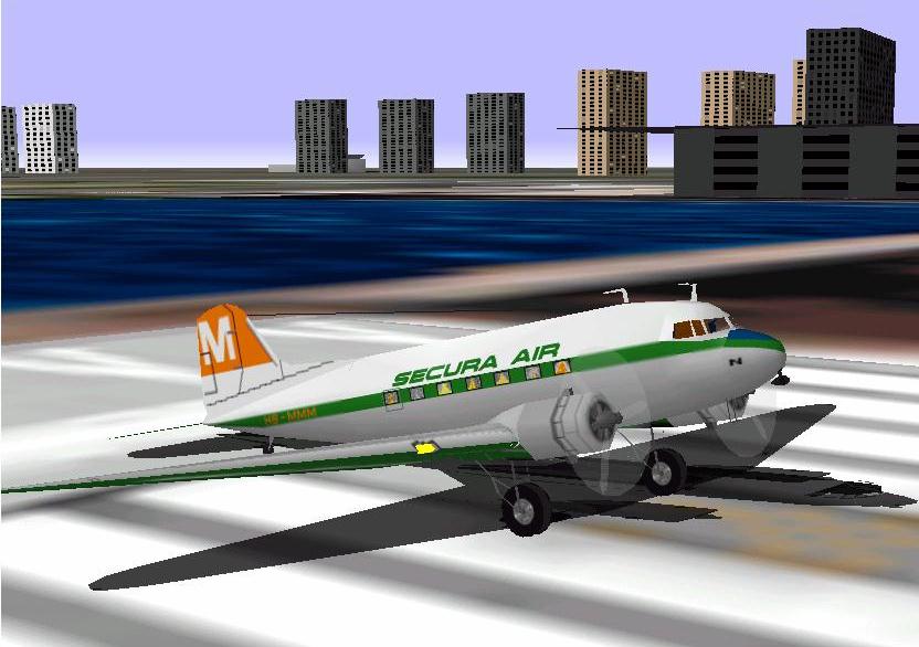 Fs2002 Dc-3 Hb-Mmm Secura Air Length: 64 Ft, 6 In — 1