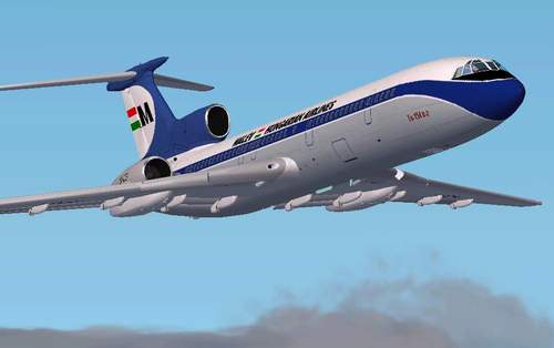 Fs2002 Malev Hungarian Airlines Tupolev Tu-154B-2 All New Gmax Model By Roman Skorykh — 1
