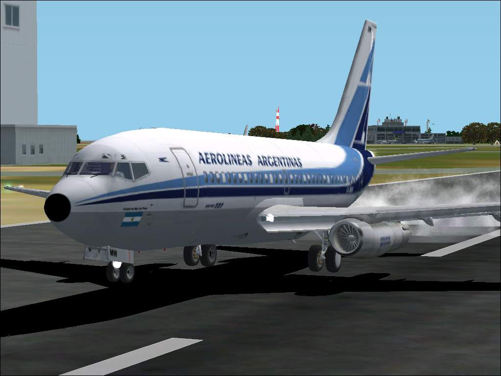 Fs2000 - Fs2002 Boeing 737-287 Aerolineas Argentinas Argentinas Main Airline, Old Paint Sc