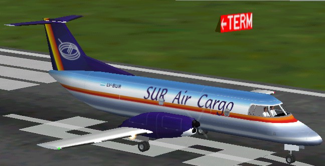 Fs02 Embraer 120 Sur Air Cargo Argentina Flag By Mario Coelho — 1