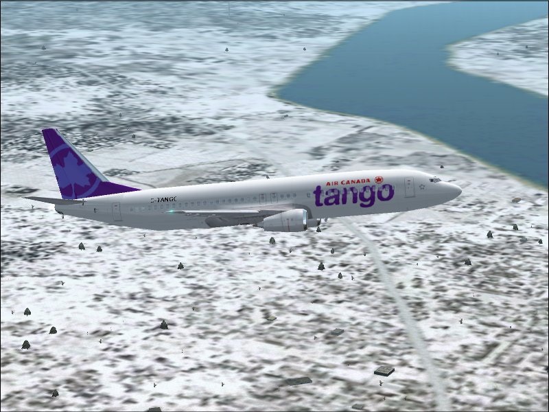 Fs2002 Air Canada Tango B737 Version 1.0 I Have Repainted The Tail And Tango Sign To Make — 1