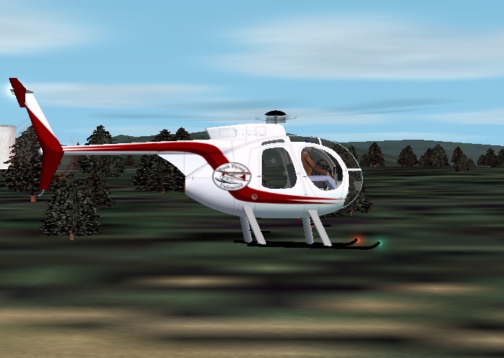Fs2002 Hughes 500D One Of The World's Most Popular Light Turbine Helicopters — 1