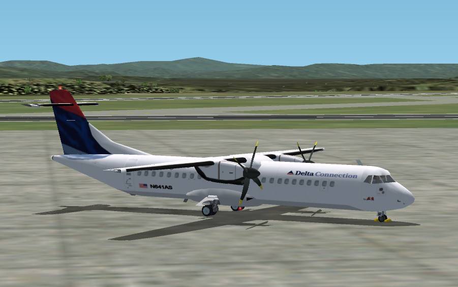 Fs2002 Pro Delta Atr 72-212 Original Plane By Christoph Klose (Iadg) Delta Textures Repain — 1