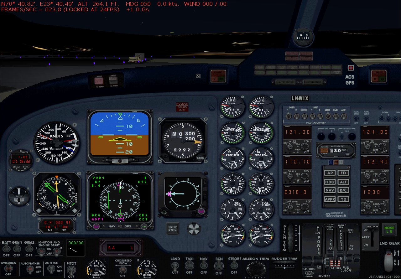 Fs2002 Version If Jhs`s King Air 350 Panel (Jskingair350V21.Zip) I Have Revorked This Exce — 1