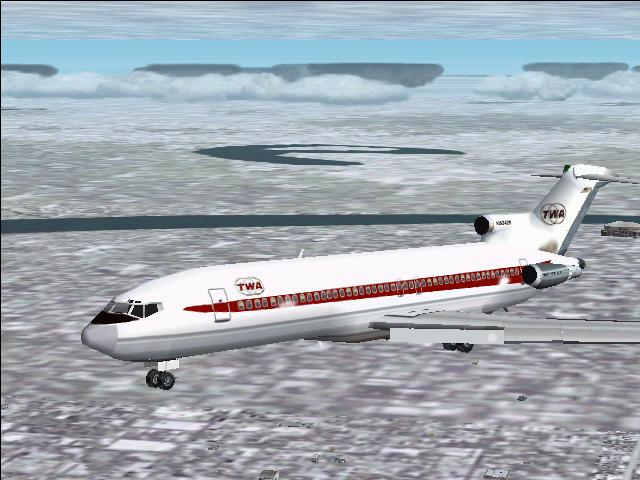 Fs2000-2002 Twa 727-200 Livery From 60S, Early 70S — 1
