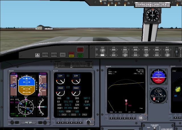Air Canada Canadair Crj-100Er Fs2000-2002 Aircraft And Panel Only Panel Design By David Du — 1