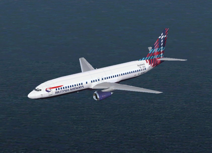 Fs2002 Boeing 737-400 Replacement Texture — 1