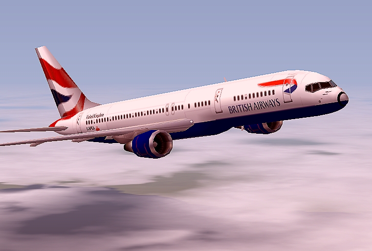 Fs2002 757-200 British Airways Includes Full Moving Parts With Double Slotted-Flaps And Ai — 1