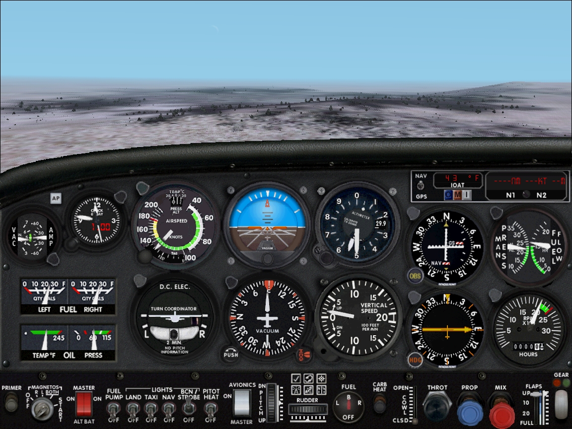 This File Contains More Realistic Primary Instruments For Cessna Skylane 182 Rg — 1