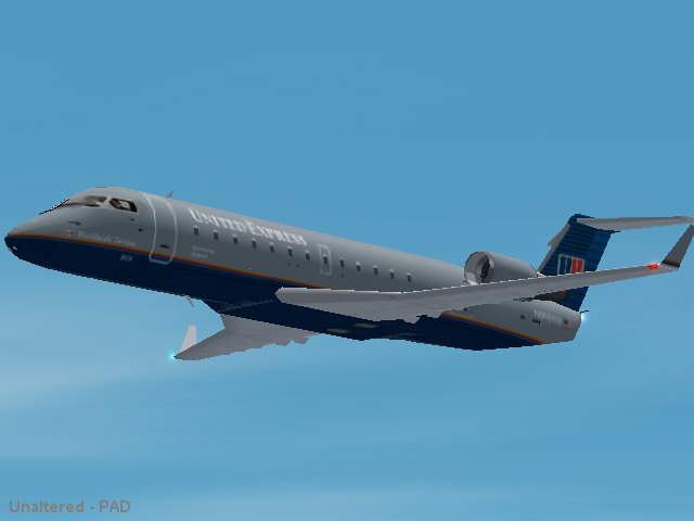 Fs2002 United Express Bombardier Crj200 Three Aircraft Package Consisting Of: Rj200-Er - N — 1