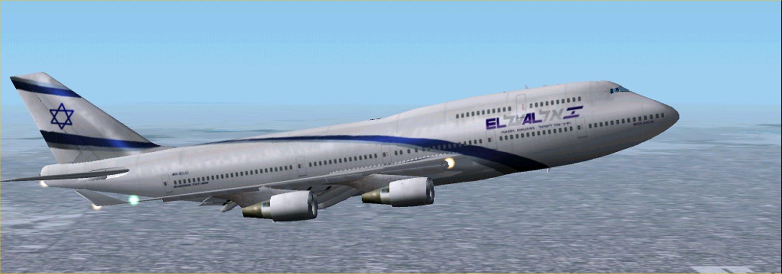 Boeing 747-400 El Al Israeli Airlines New Colors Registretion 4X-Elc — 1