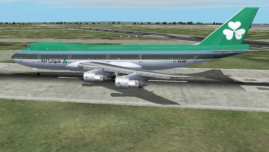 Fs2000/Fs2002 Project Opensky Boeing 747-100 Aer Lingus Posky Original Technique — 1