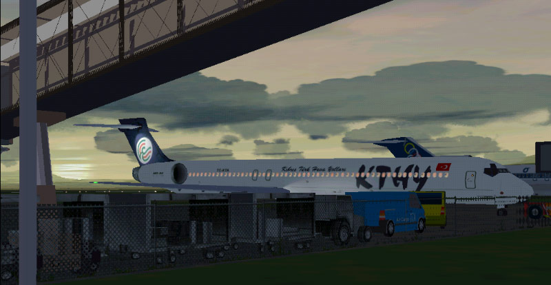 Fs2000/Fs2002 Kthy Cyprus Turkish Airlines Mcdonnell Douglas Md-90-30 Tc-Kta Turkish Virtu — 1