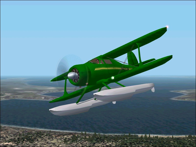 Fs2002 Beechcraft Sd-17S Staggerwing On Floats The Beechcraft Model 17 Was The First Aircr