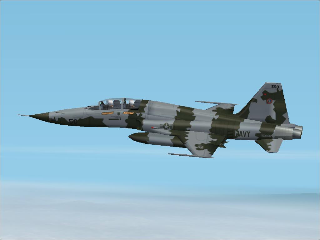 Fs2002 Northrop F-5F Tiger Ii Top Gun F-5F Tiger Ii N.50 Of The Naval Fighter Weapon Schoo — 1