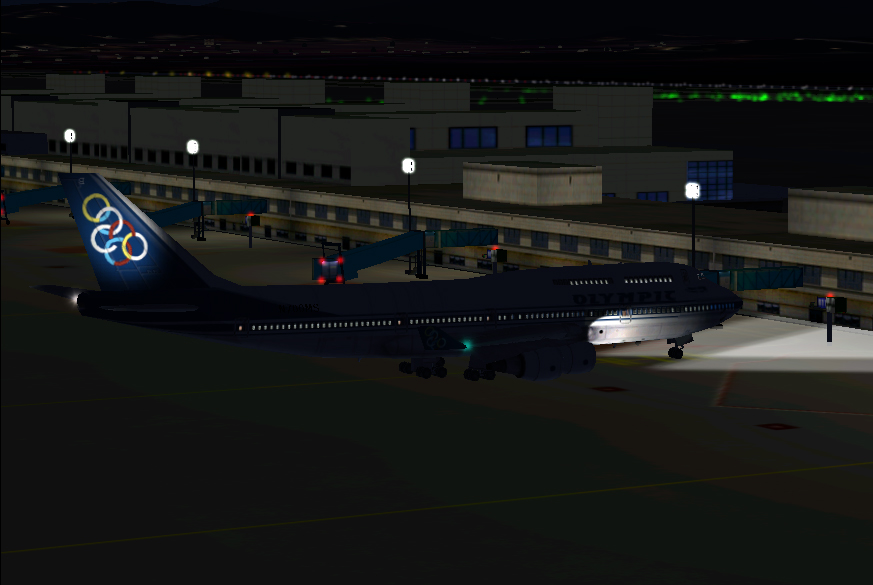 Olympic Airways Sx-Oae Olympic Peace Replacement Texture Pack For The Default 747-400 For — 1