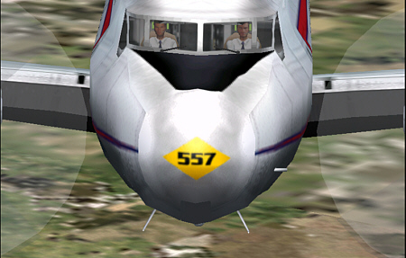 Fs2002 British United Bac 1-11 201, Registration G-Asji In The Livery Of 1965 — 1