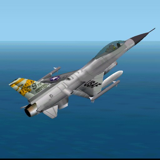 Fs2002 Lockheed F-16 All Metal Tiger Tail The F-16 Fighting Falcon Is A Compact, Multi-Rol — 1