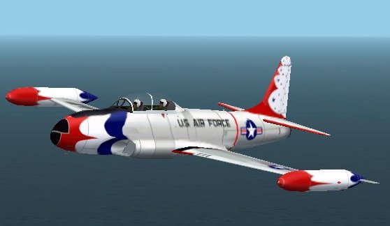 Fs2002, Lockheed T33 A Shooting Star This Is A T33A Famous American Aircraft Trainer — 1