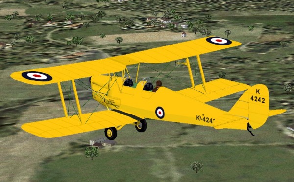 Fs2002/Cfs2 De Havilland Tiger Moth Raf Update — 1