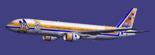 Olympic Star Airways 777-300 Textures Repaint Made By Didda Doom This Is A Textures Repain — 1