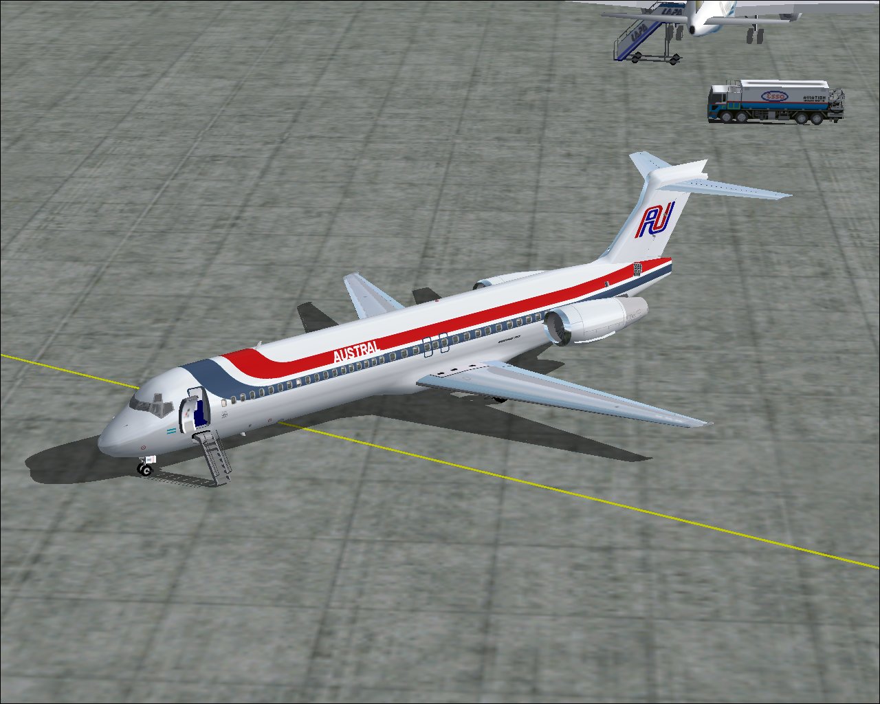 Boeing 717-200 For Fs2002 V2 By Nathan Tenney, Fde By Sam Chin