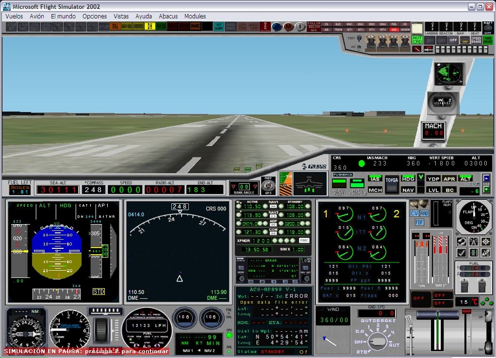 Fs2002 Airbus A3Xx Panel Package