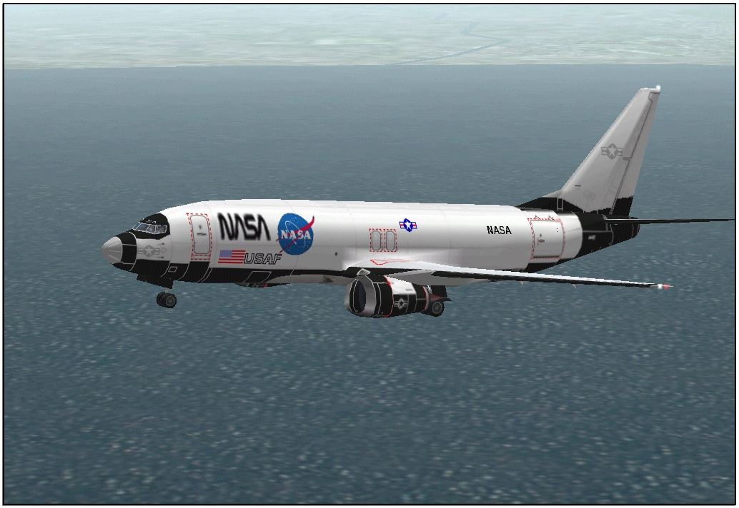 Fs2002/Fs2000 Nasa Prototype B737-X This Is Nasa And Usaf Prototype Supersonic Boeing 737- — 1