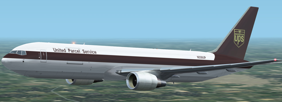 Project Opensky B767-300Er Ups Fs2K2 Gmax Model,Fully Animated,Dynamic Flexing Wing,Tiltin — 1